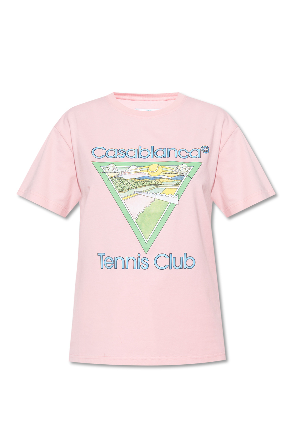 Casablanca｜TOPS (Tennis Club Icon Screen T-Shirt (UMPS eyJidWNrZXQiOiJic3RuLWltYWdlLX